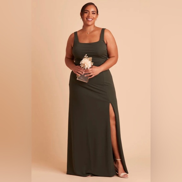 Birdy Grey Dresses & Skirts - Crepe Olive Green convertible dress